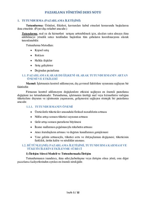 dijital pazarlama ders notları pdf